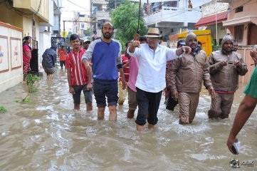 Maa Association Flood Relief program At Allwyn Colony